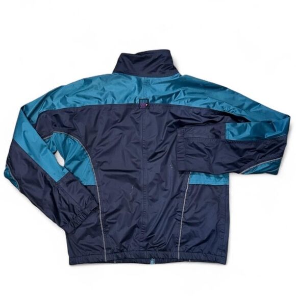 Vintage 90s Gore-Tex Jacket IN SPORT Made in USA Retro Navy Teal Mens M Retro - Picture 2 of 10